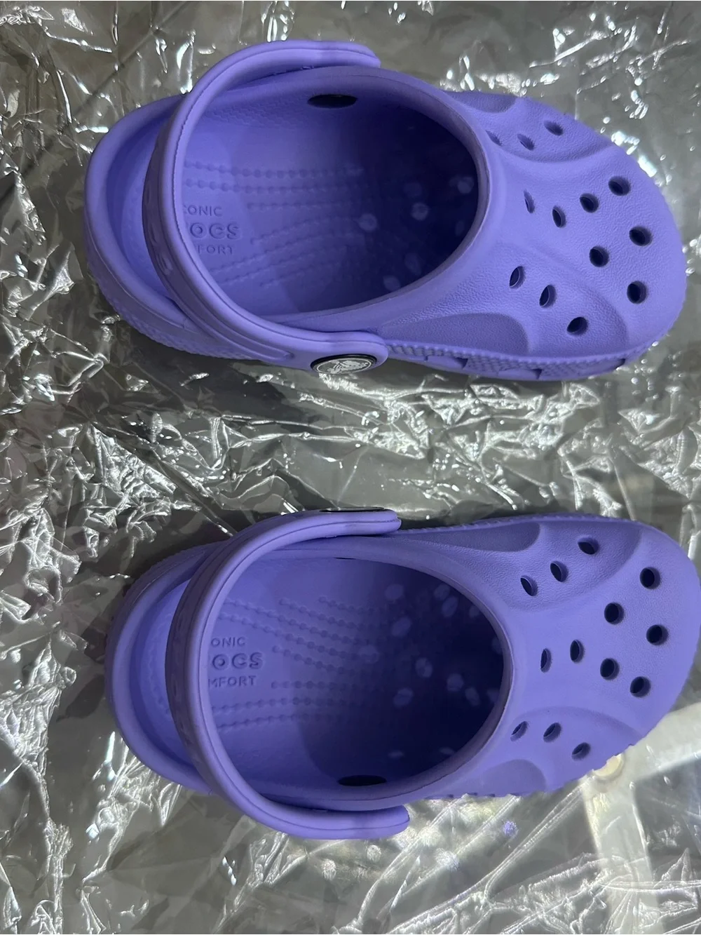 Kids Crocs Purple- Comfortable Slip-On Sandals
